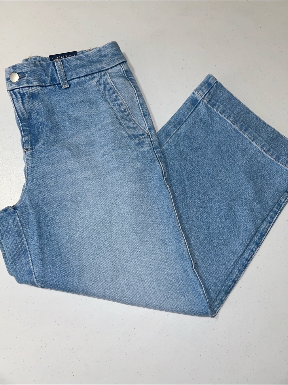 Talbots Women’s Mid Rise Cropped Jeans Size 4 NWT